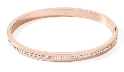 WHITE CRYSTAL BANGLE ROSE GOLD 0226_1800