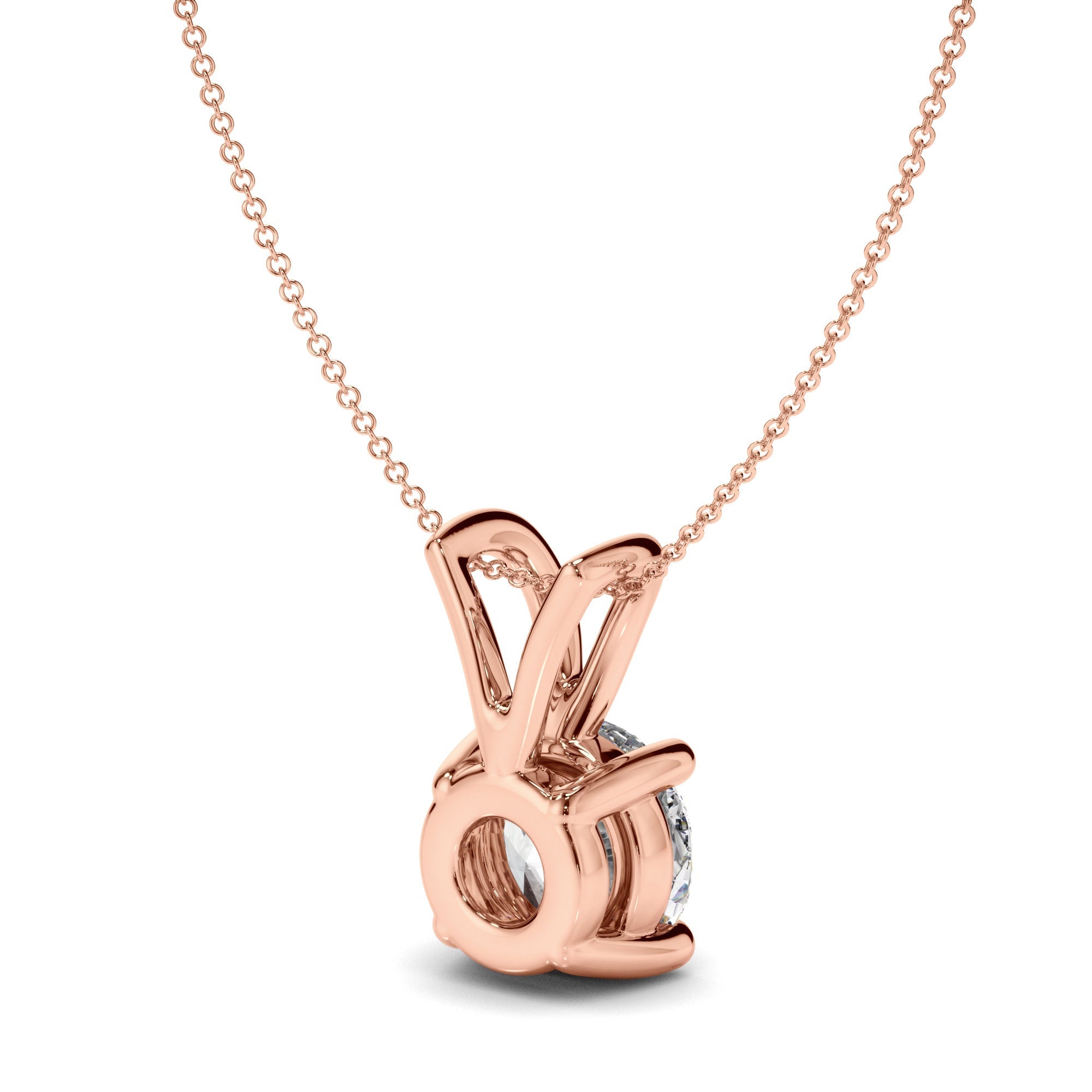 Round Brilliant Cut Diamond Pendant