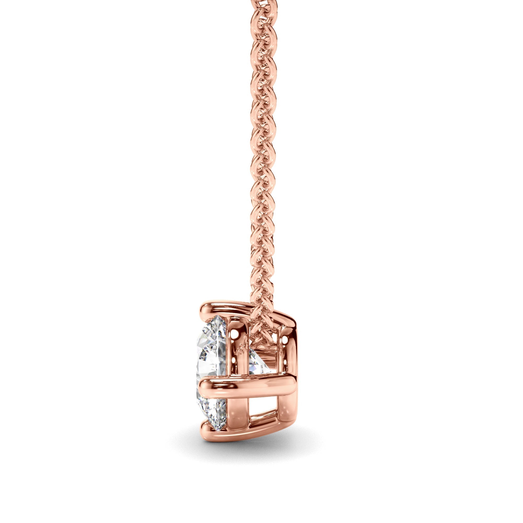 Round Brilliant Cut Diamond Necklet