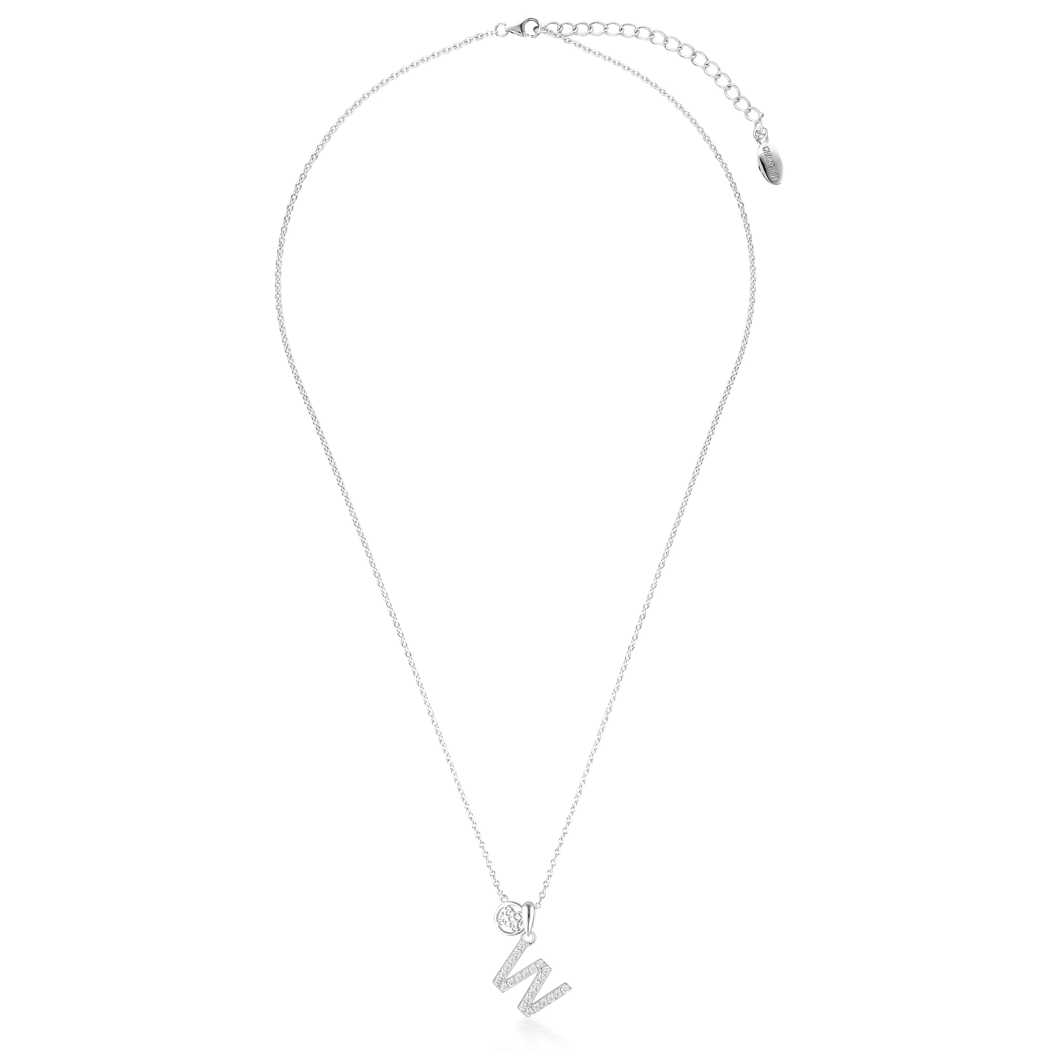 Georgini Luxury Letters W Initial Pendant Silver