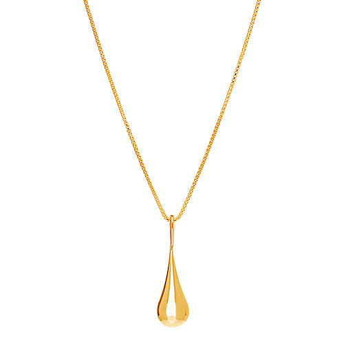 NAJO My Silent Tears Yellow Gold Necklace 
