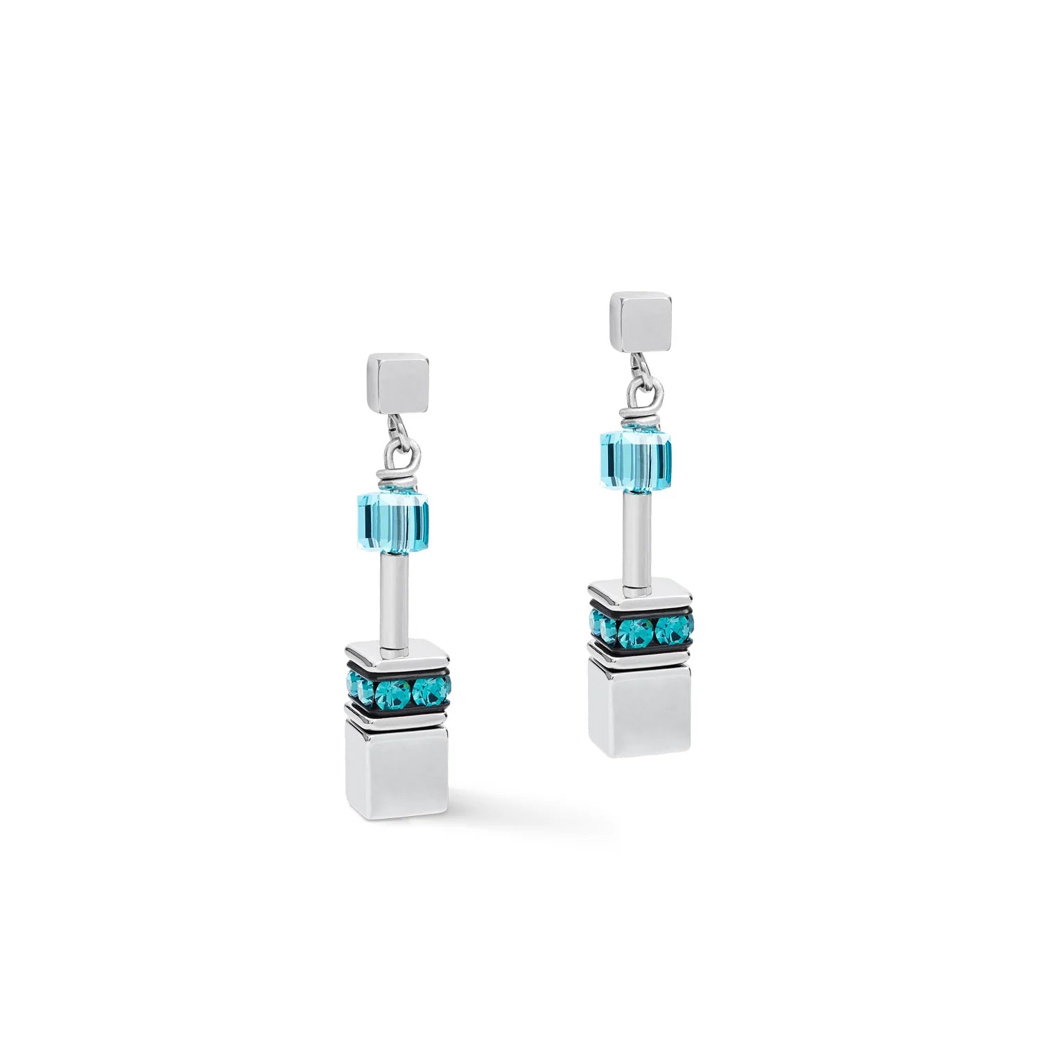 COEUR DE LION - Geocube Soft Pink, Blue & Shinning Silver 2840_1544