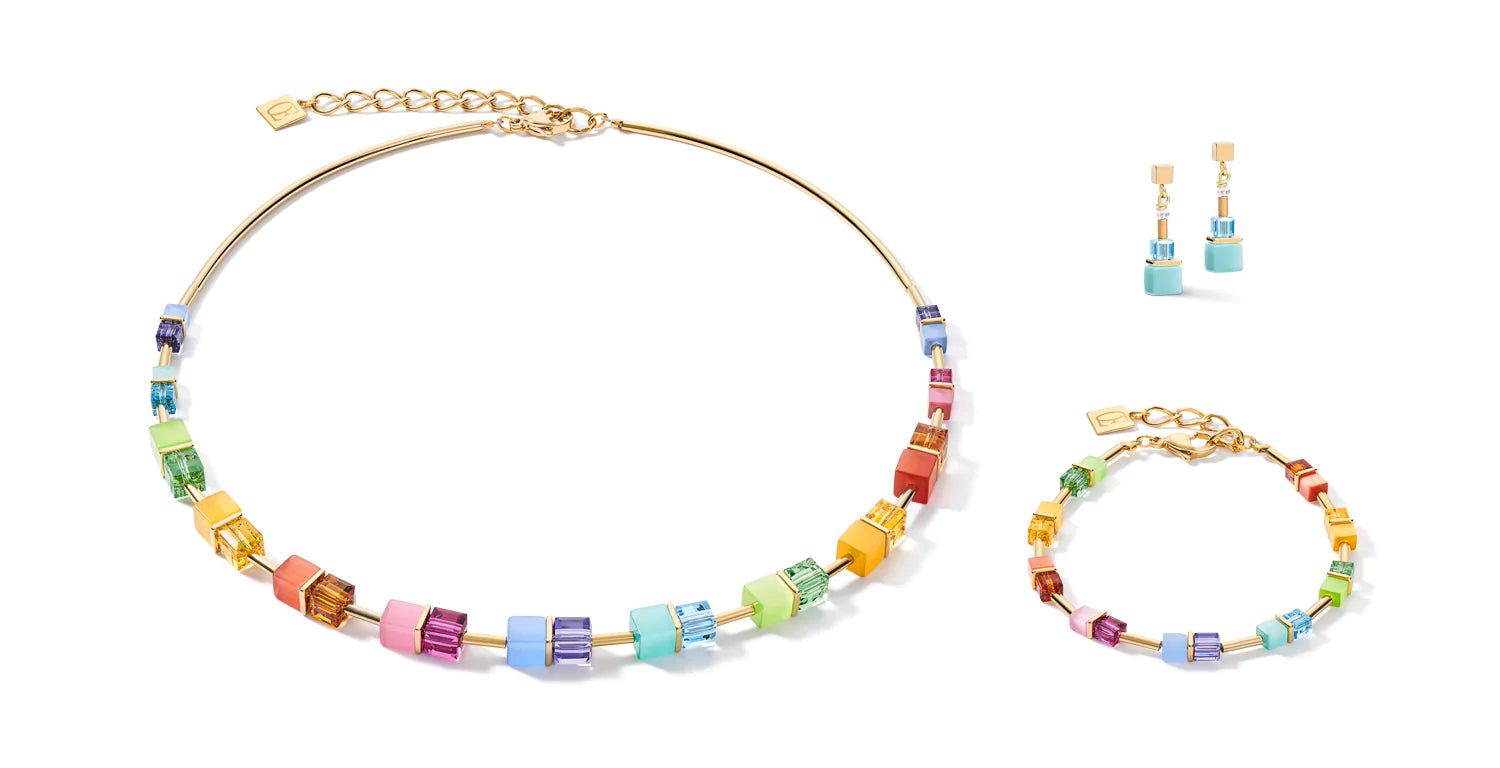 COEUR DE LION - Geocube Vibrant Rainbow & Gold 5020_1535