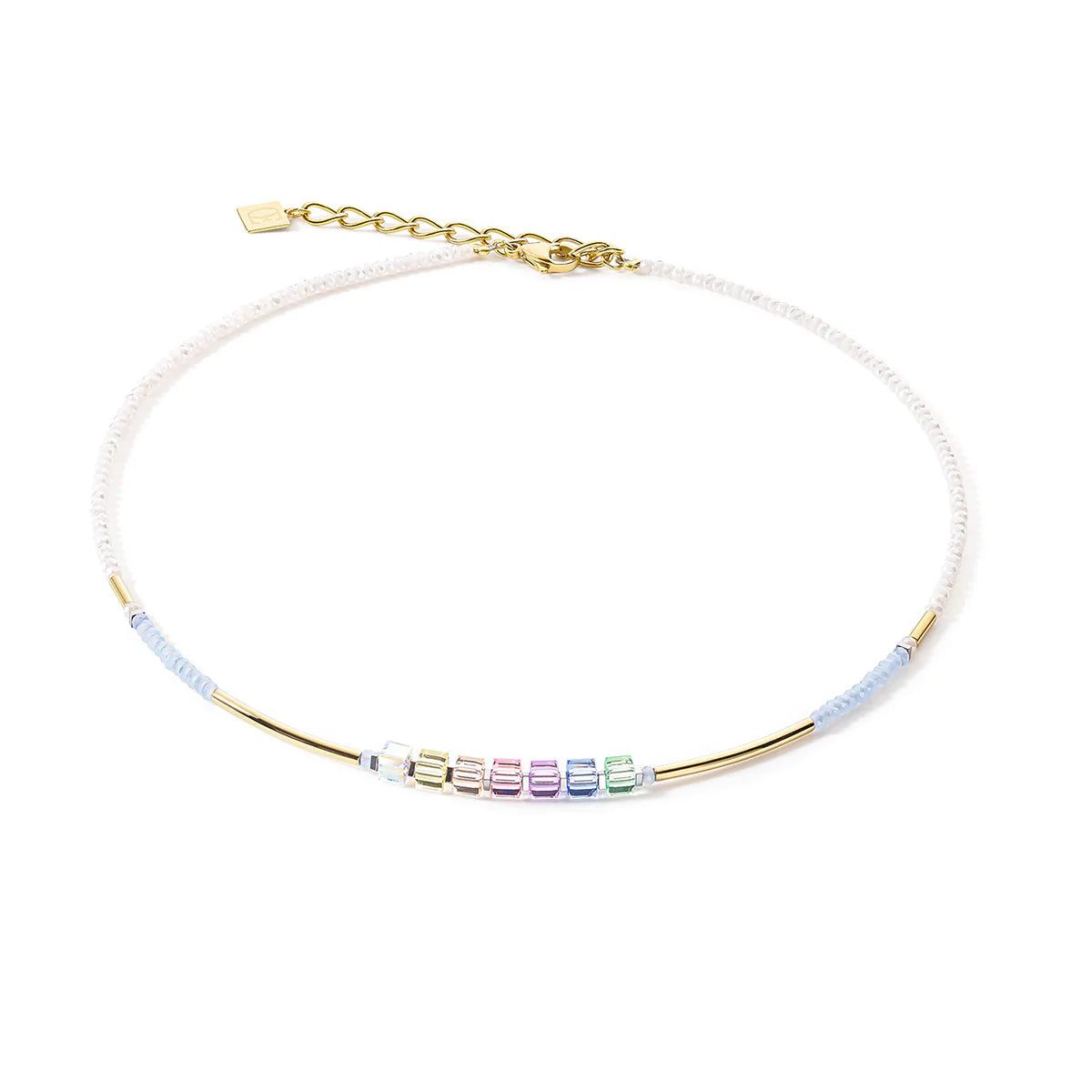 COEUR DE LION - Geocube Shades Of Pastels, Hematite & Rose Gold 5027_1522