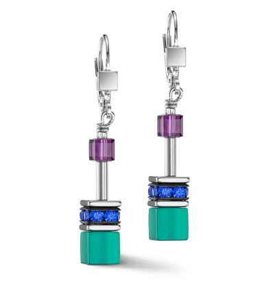 GEO CUBE TURQUOISE & PURPLE 2838/10_0608