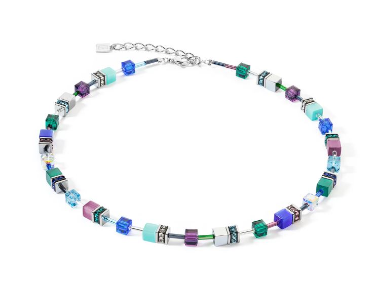 GEO CUBE TURQUOISE & PURPLE 2838/10_0608