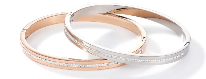 WHITE CRYSTAL BANGLE ROSE GOLD 0226_1800