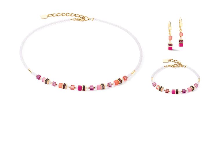 MINI CUBES WHITE & MAGENTA 4565/10_0422