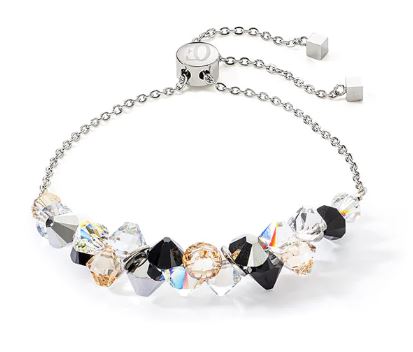 RADIATING SHIMMERING CHAMPAGNE & BLACK CRYSTALS 4639_1318