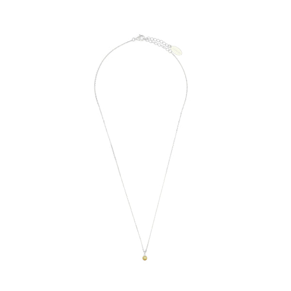 Diamonds by Georgini Natural Peridot and Diamond August Pendant Silver