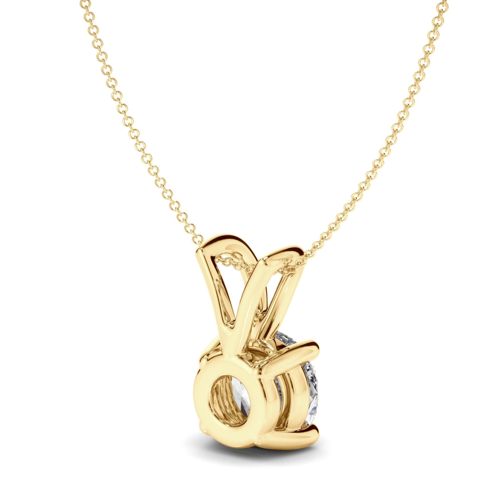 Round Brilliant Cut Diamond Pendant