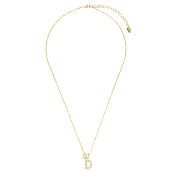 Georgini Luxury Letters D Initial Pendant Gold