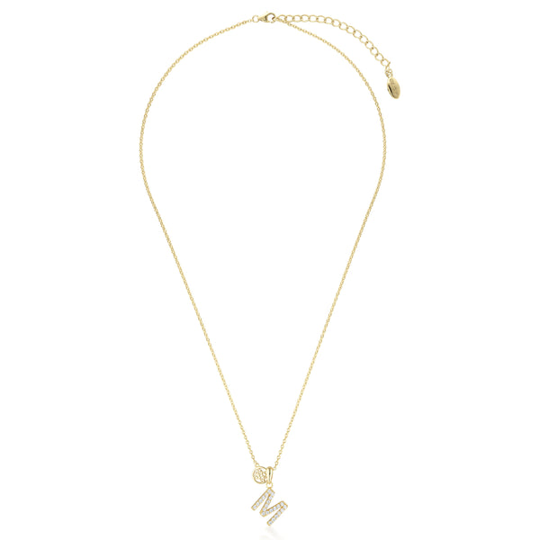 Georgini Luxury Letters M Initial Pendant Gold