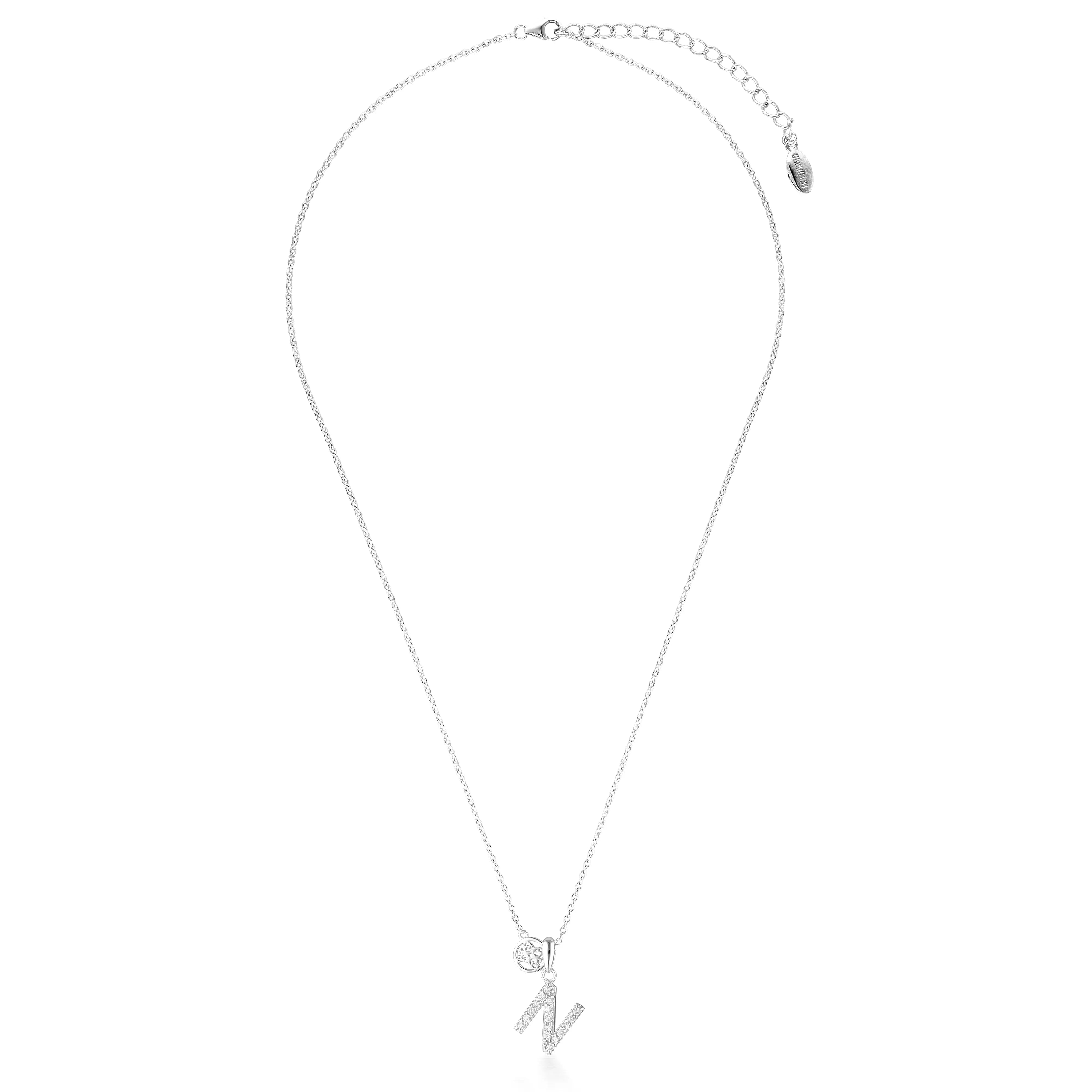 Georgini Luxury Letters N Initial Pendant Silver