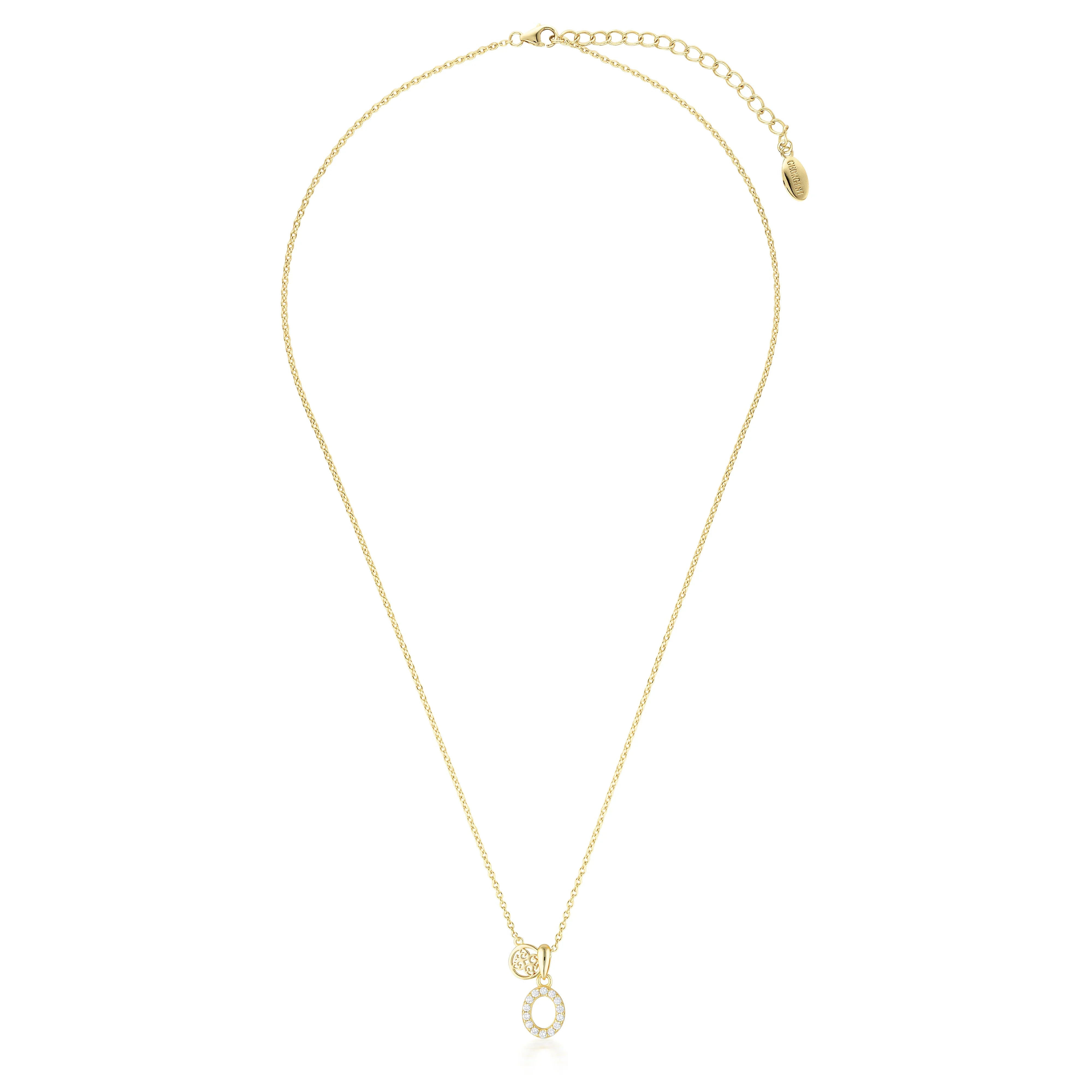 Georgini Luxury Letters O Initial Pendant Gold
