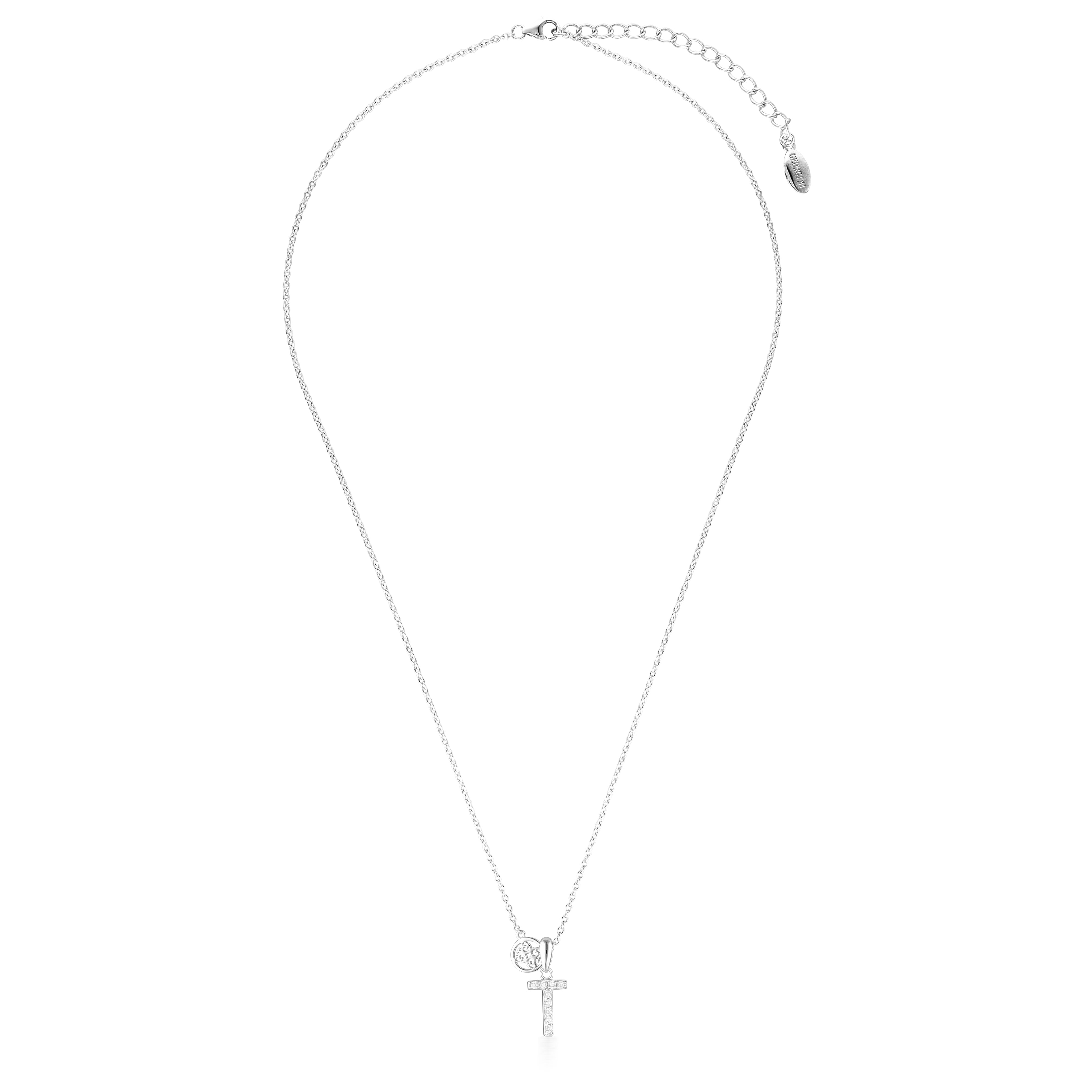 Georgini Luxury Letters T Initial Pendant Silver