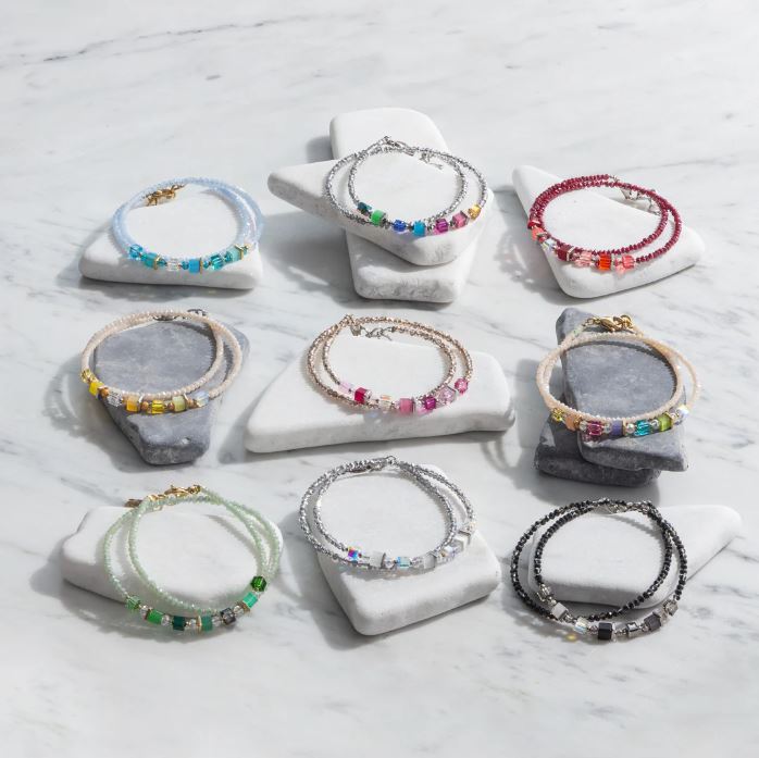 JOYFUL COLOURS WRAP BRACELET SILVER YELLOW 4564/30_0100
