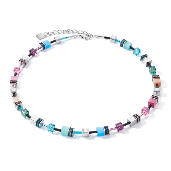 COEUR DE LION - Geocube Soft Pink, Blue & Shinning Silver 2840_1544