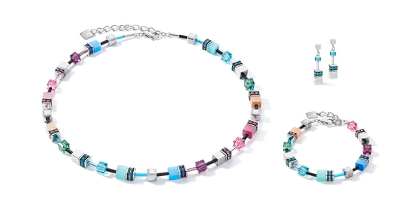 COEUR DE LION - Geocube Soft Pink, Blue & Shinning Silver 2840_1544