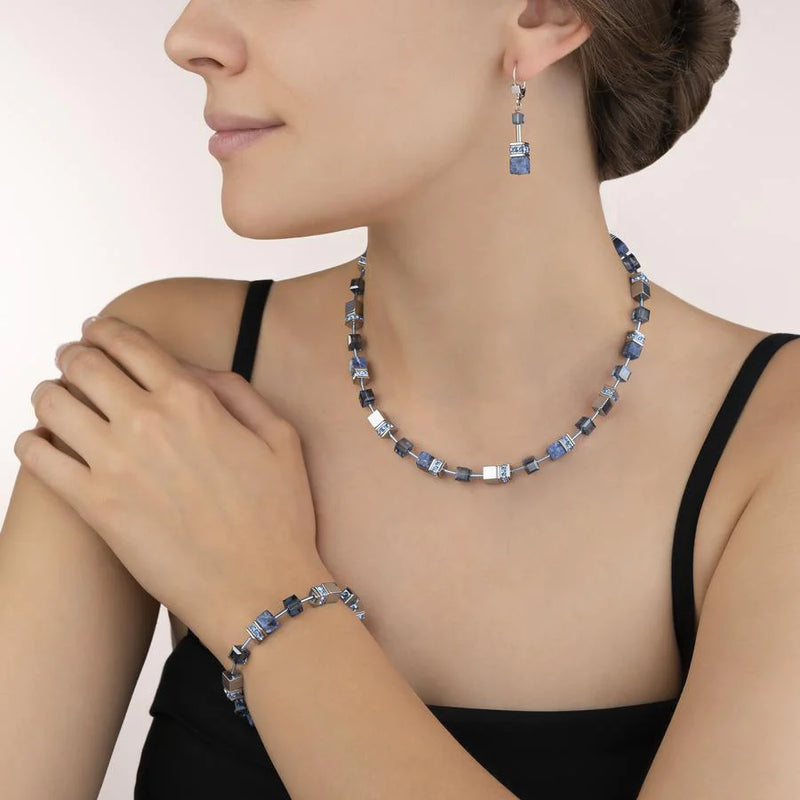 COEUR DE LION - Geocube Hematite & Blue Sodalite 4017_0700