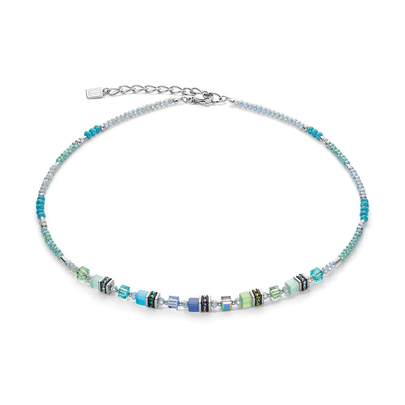 COEUR DE LION - Fine Geocube In Fresh Turquoise & Blue 4562_0705