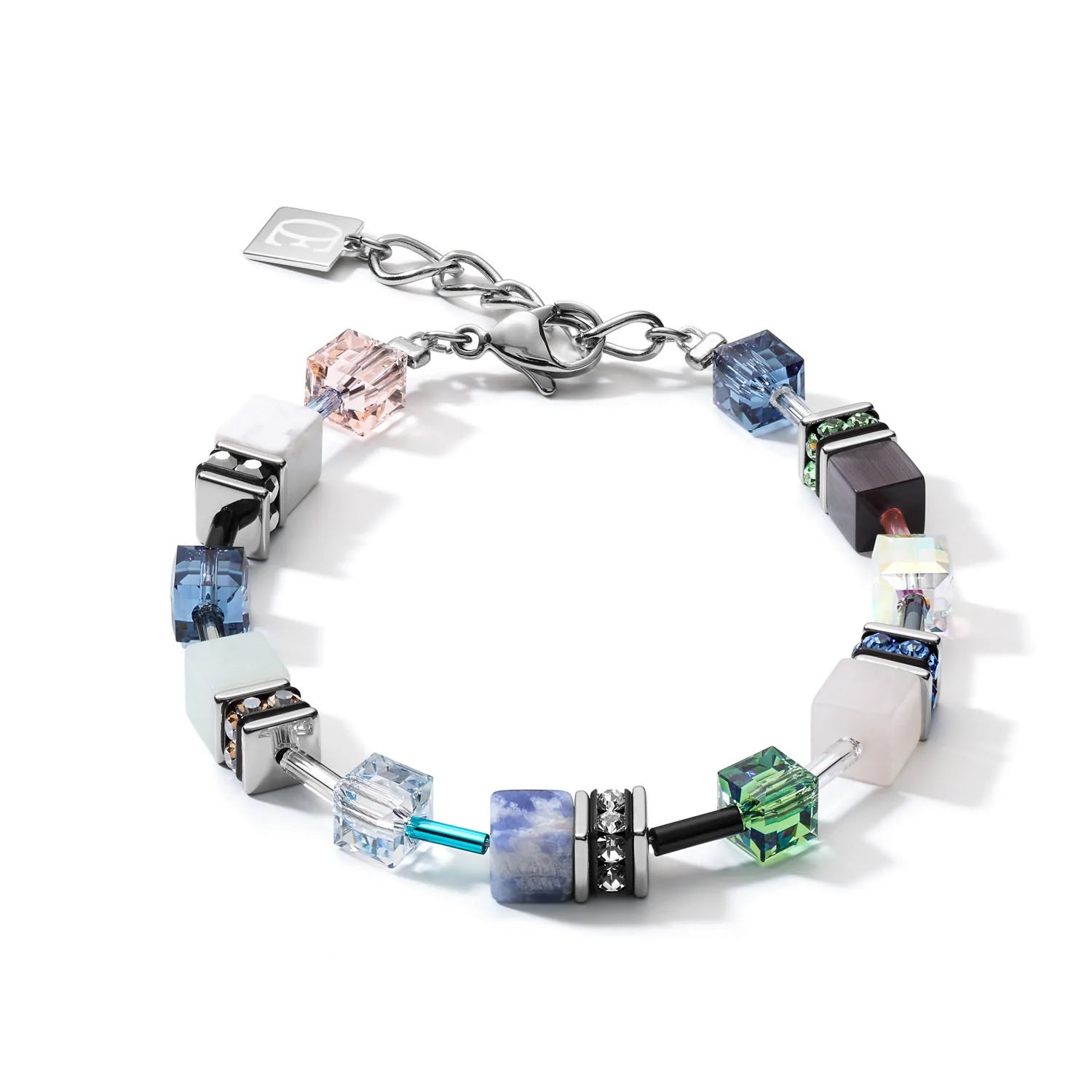 COEUR DE LION - Geocube Howlite, Rose Aventurine & Sodalite 4905_0705