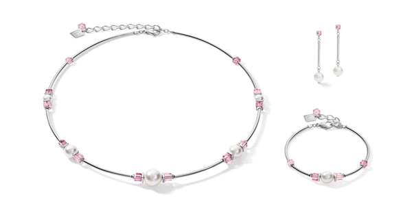 COEUR DE LION - Soft Pink & European Crystal Pearls On Stainless Steel 5046_1900