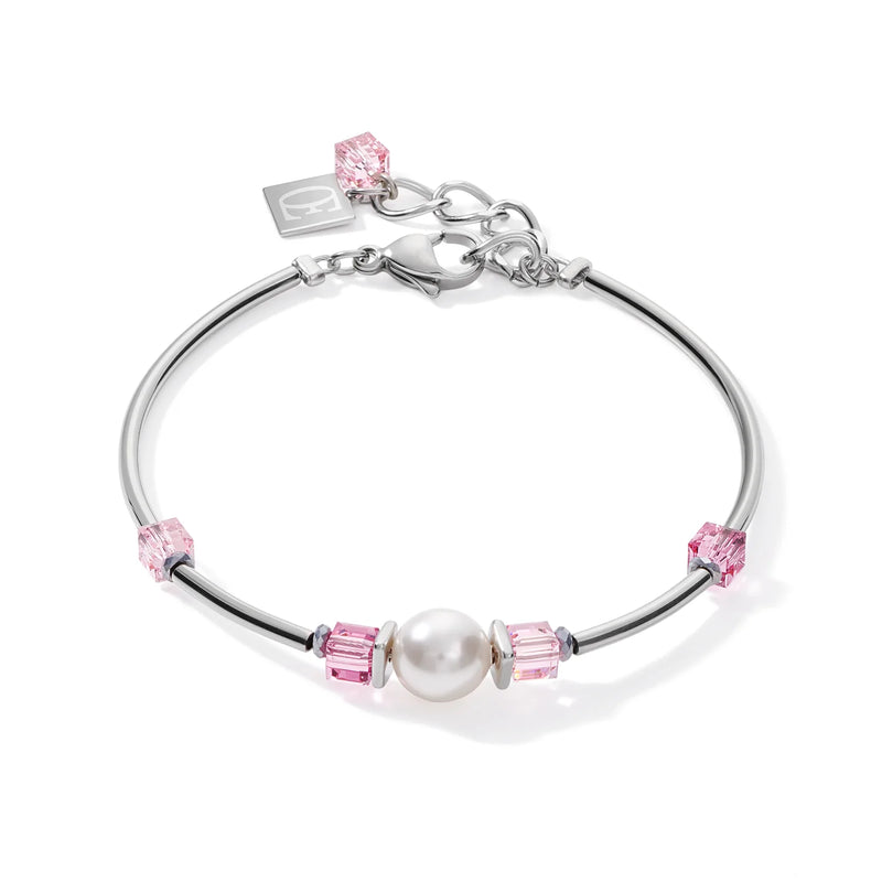 COEUR DE LION - Soft Pink & European Crystal Pearls On Stainless Steel 5046_1900