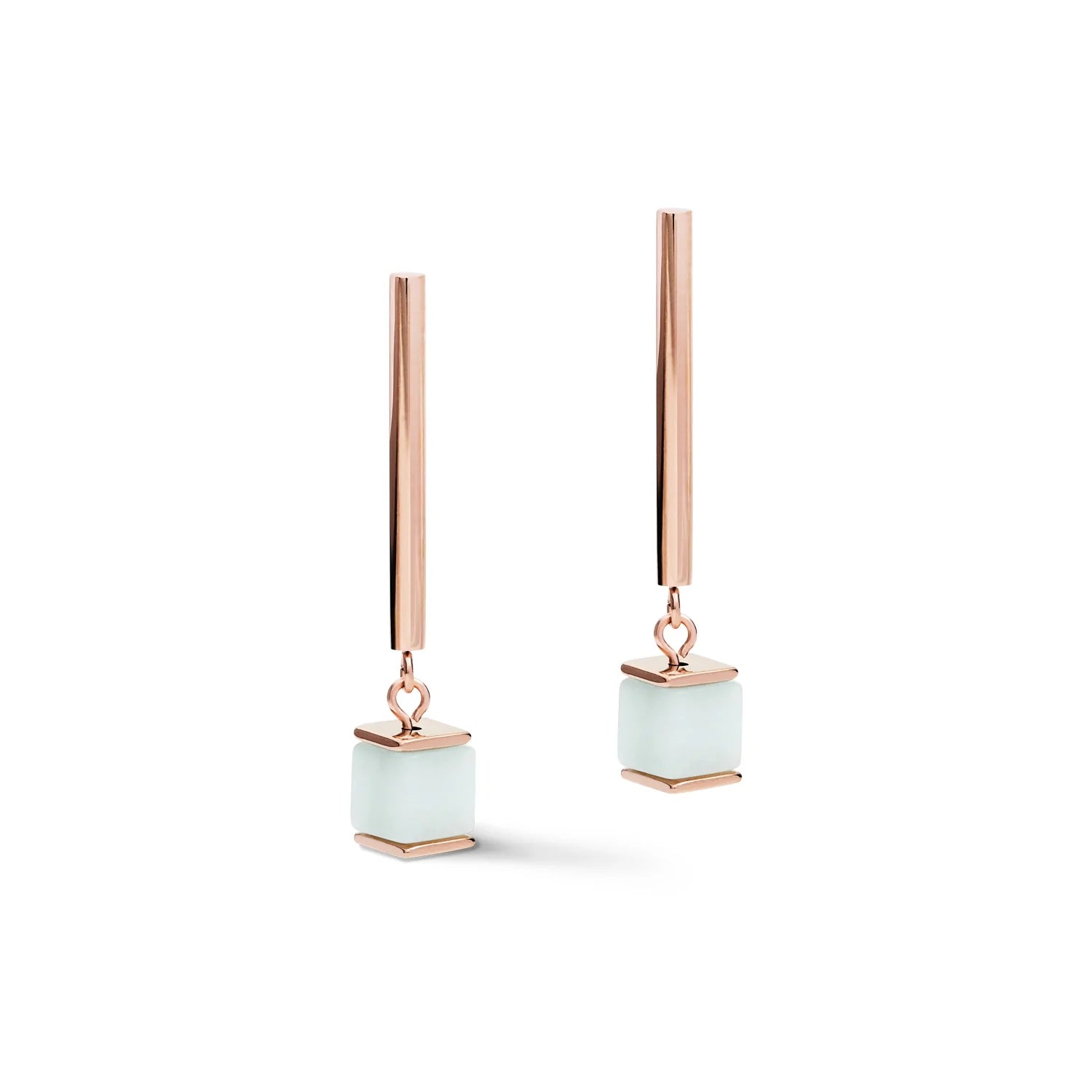 COEUR DE LION - Geocube Soft Pink & Green Aventurine 5059_0510