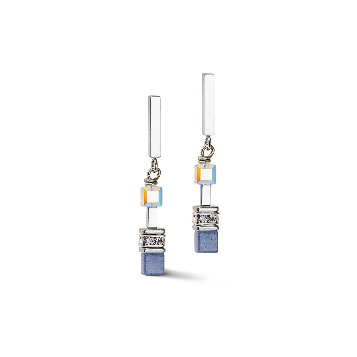 COEUR DE LION - Precious Fusion Chunky Chain & Light Blue Geocube 5085_0720