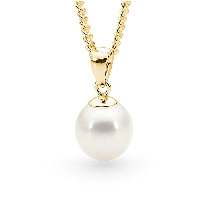 9ct Yellow Gold Freshwater Pearl Pendant